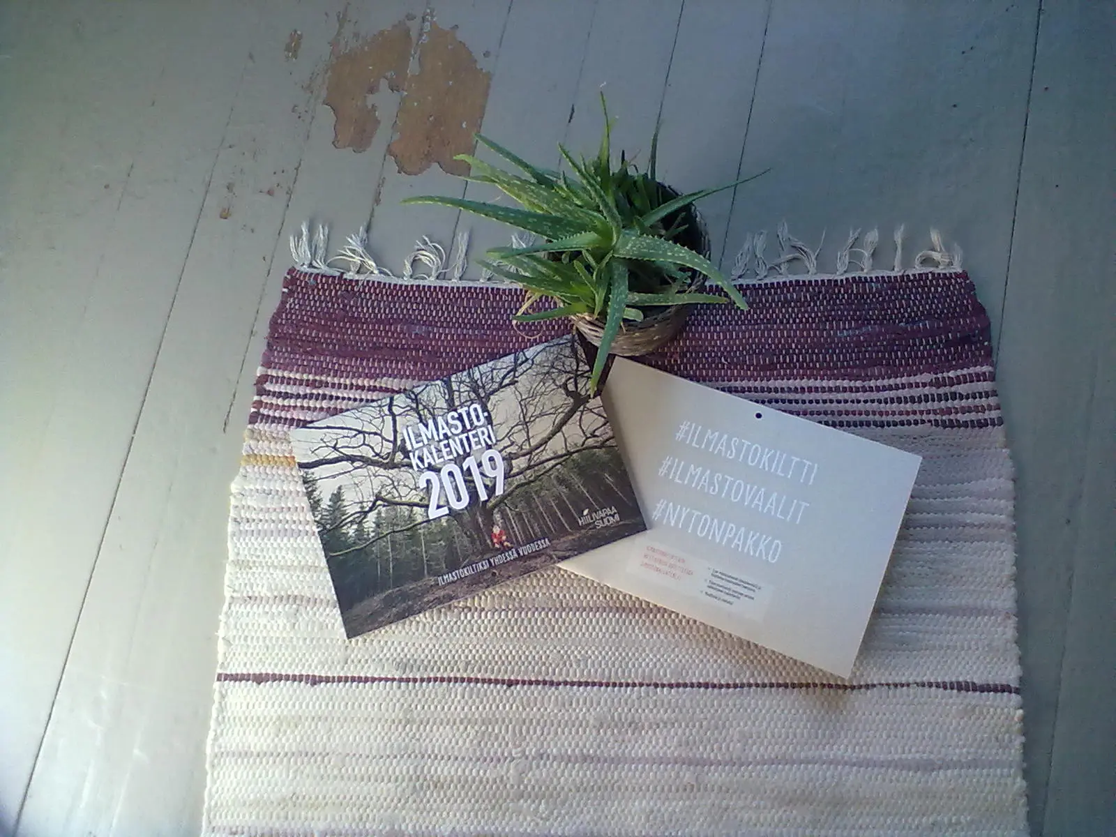 Ilmastokalenteri 2019 #nytonpakko