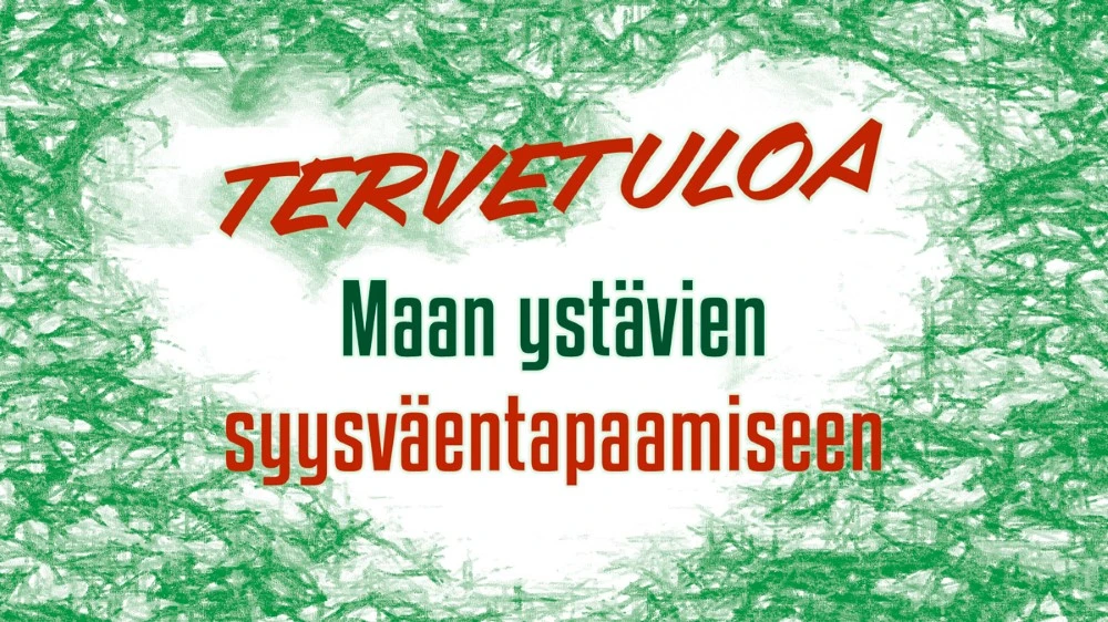 Tervetuloa syysväentapaamiseen 5.-7.11.2021