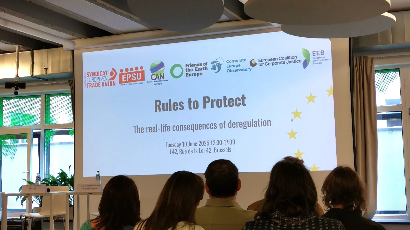 Maata pitkin Belgiaan Friends of the Earth Europe kokoontumiseen