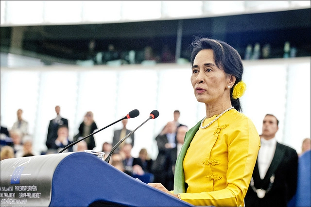 Aung San Suu Kyi. Kuva: European Parliament/flickr