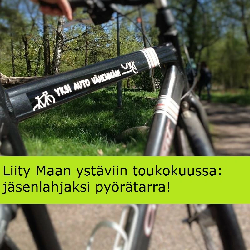 Toukokuun jäsenlahja on upea koristus pyörääsi!