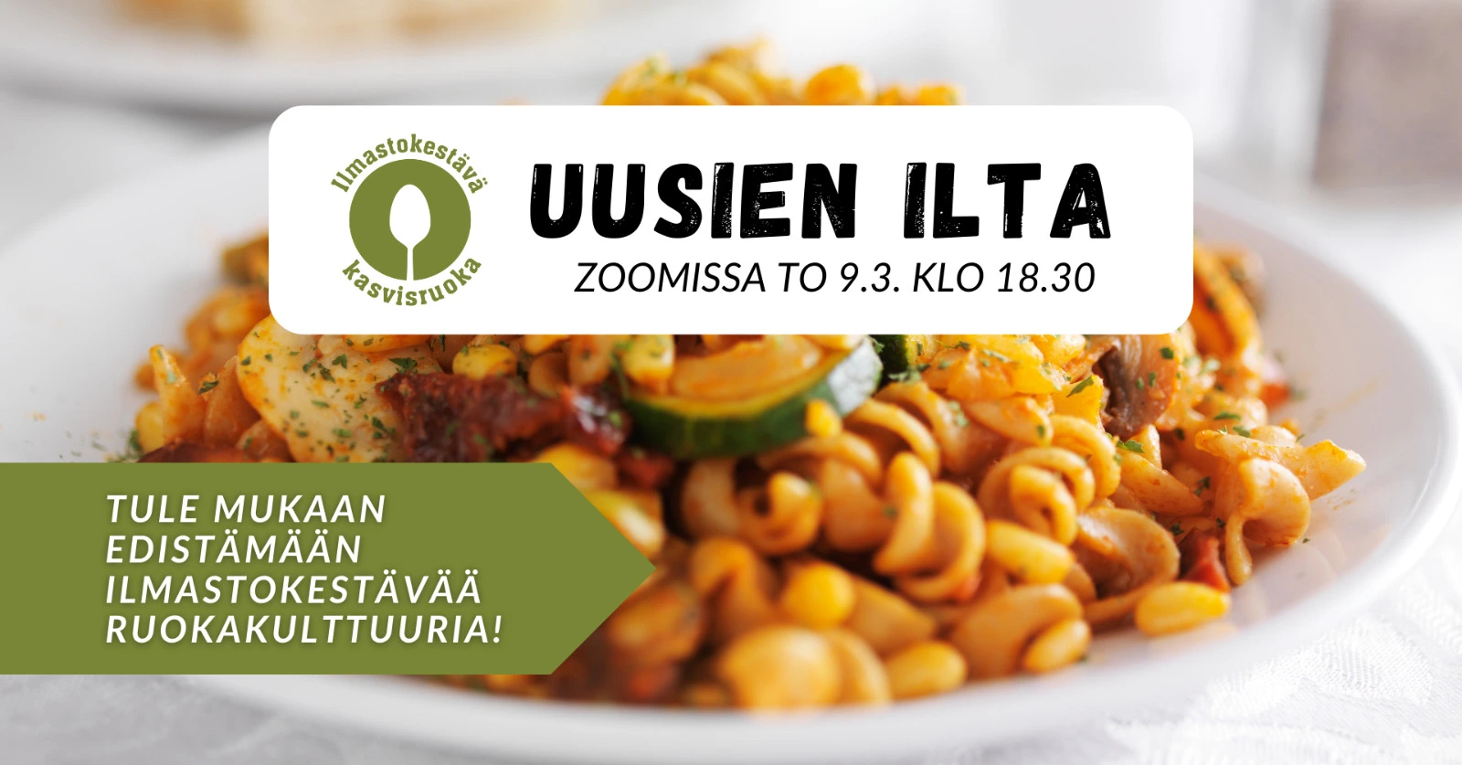 KK uusien ilta etänä – Tule mukaan edistämään ilmastokestävää ruokakulttuuria!